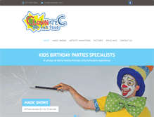 Tablet Screenshot of clownottawa.com